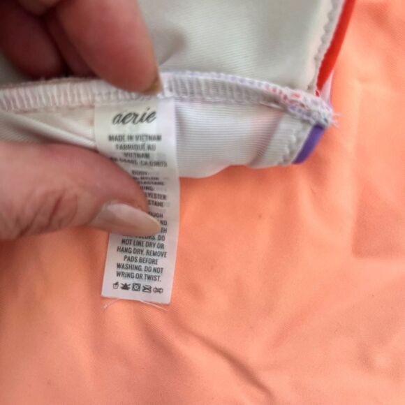 Aerie Neon Multicolor "The Boardwalker Bikini Bathing Suit - Picture 7 of 10